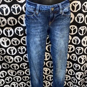 MAVI SERENA LOW RISE SUPER SKINNY DENIM BLUE JEANS SZ  26/32